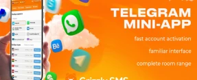 Buy a virtual phone number via the Telegram app from “Grizzly SMS”