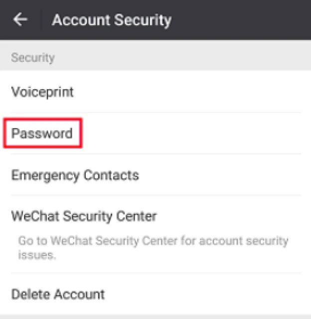 How to restore WeChat password