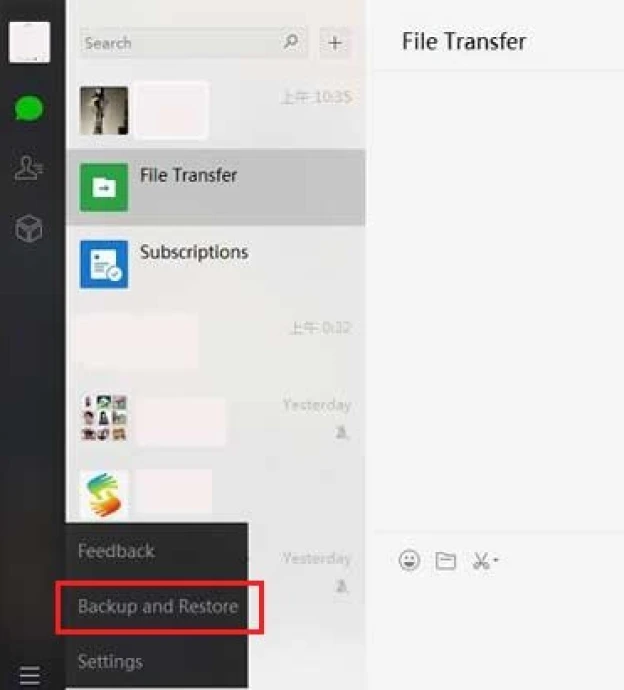 A guide on how to recover WeChat chats