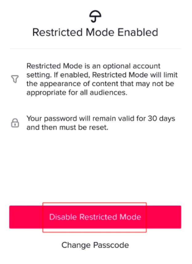 How to remove restricted mode on TikTok