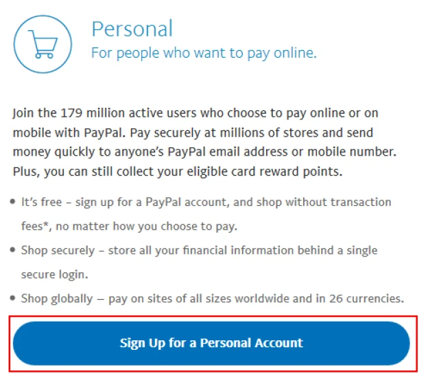 Buy PayPal account