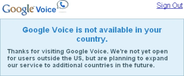  Google Voice without an American number - how to log in