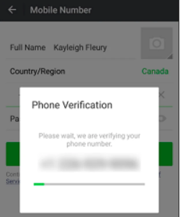 Sign up for WeChat without phone number