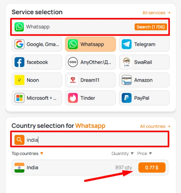 Get temp indian phone number