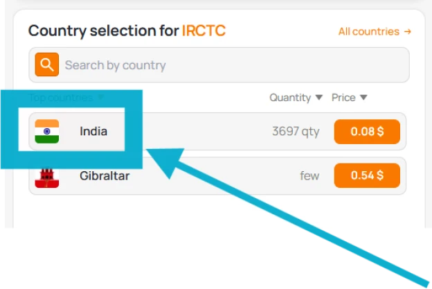 Country Selection