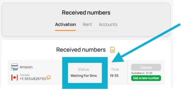 Awaiting Sms Code
