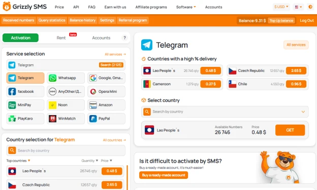 Numbers For Telegram