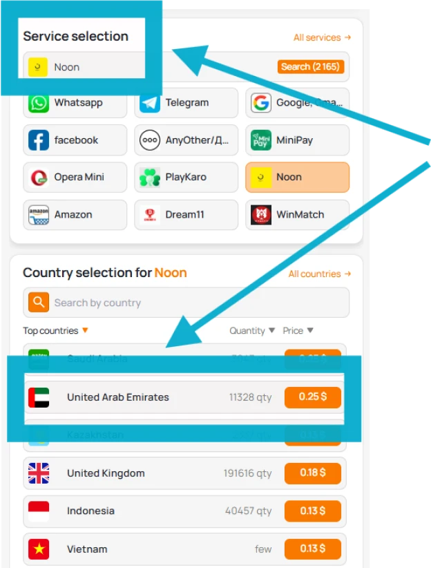 Select numbrt