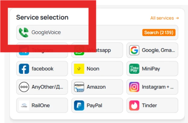 Select service
