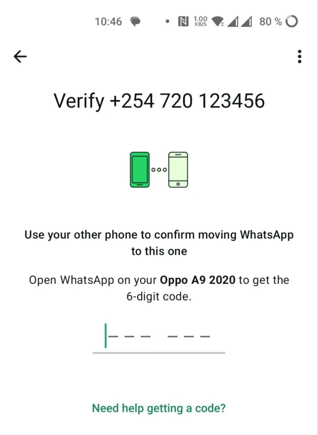 Wait for code