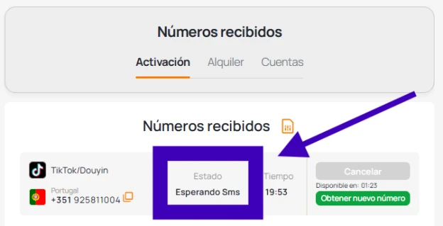 Esperando SMS