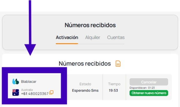 Copia de número
