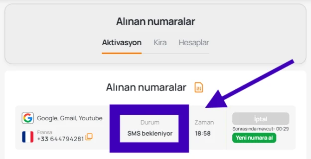 SMS alma