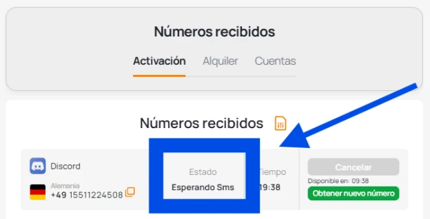 Espera el SMS