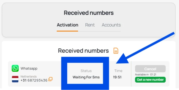 Wait for code