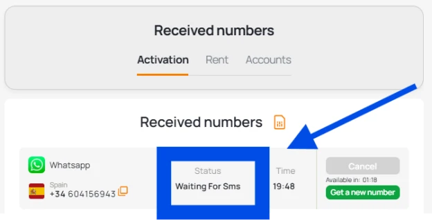 Wait for code
