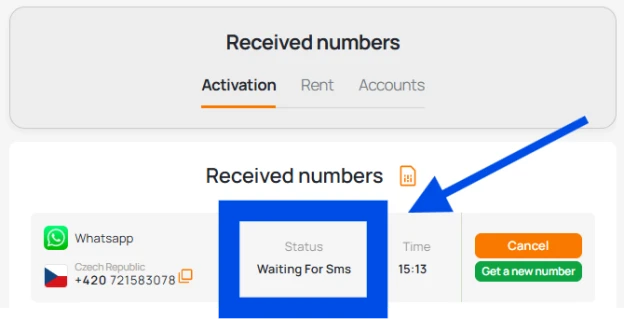 Wait for code