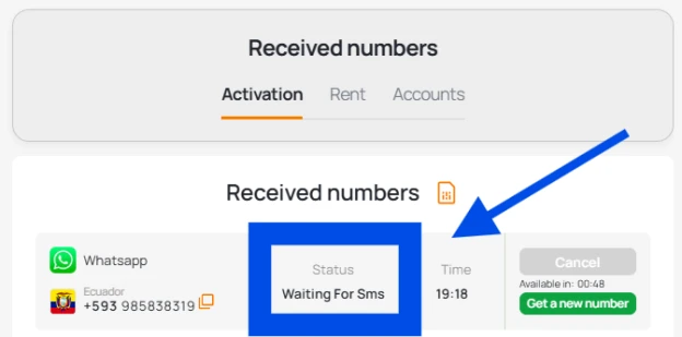 Wait for code