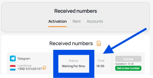 Wait for SMS