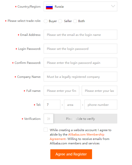 How to get an account on AliExpress without phone number