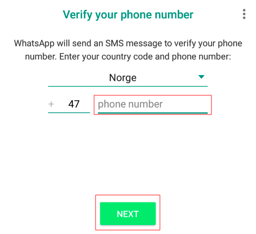 Create 2 accounts in WhatsApp