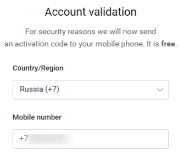 vk.com fake number