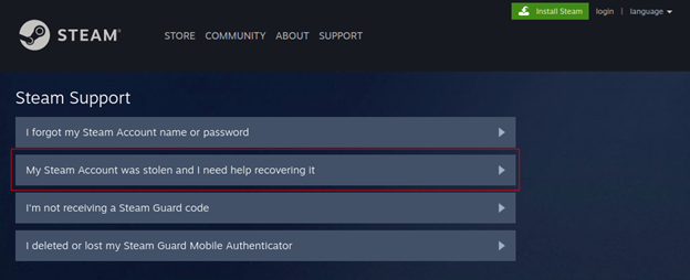 What to do if your Steam account is stolen?