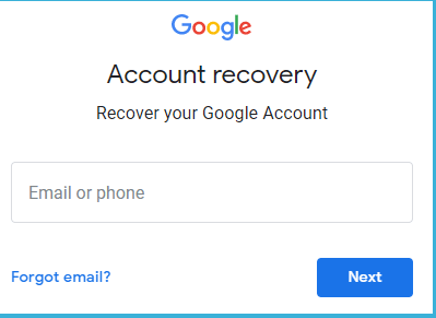 Restore Google account after deletion
