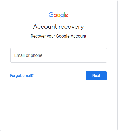 How to restore a Google account by phone number