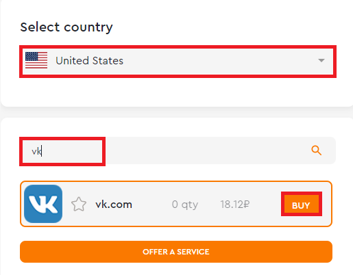 Image 12 Buy a virtual number for VK registration