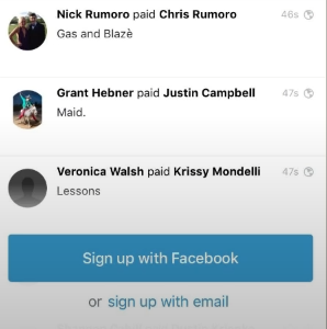 Venmo - registration without a number