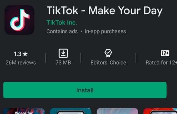 How to restore Tik Tok on the phone