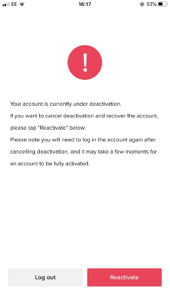 How to recover a deleted Tik Tok account