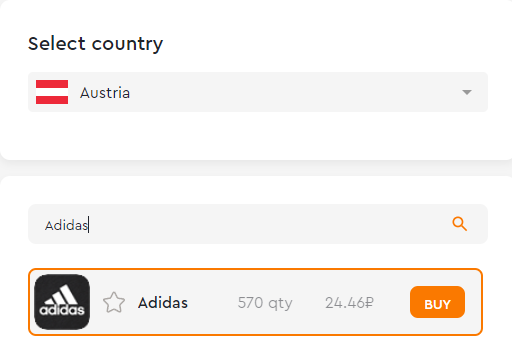 Register a second Adidas account