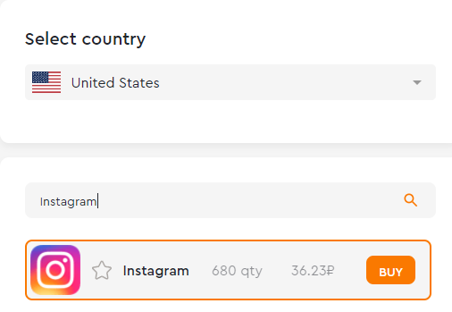 Buy an Instagram account with followers